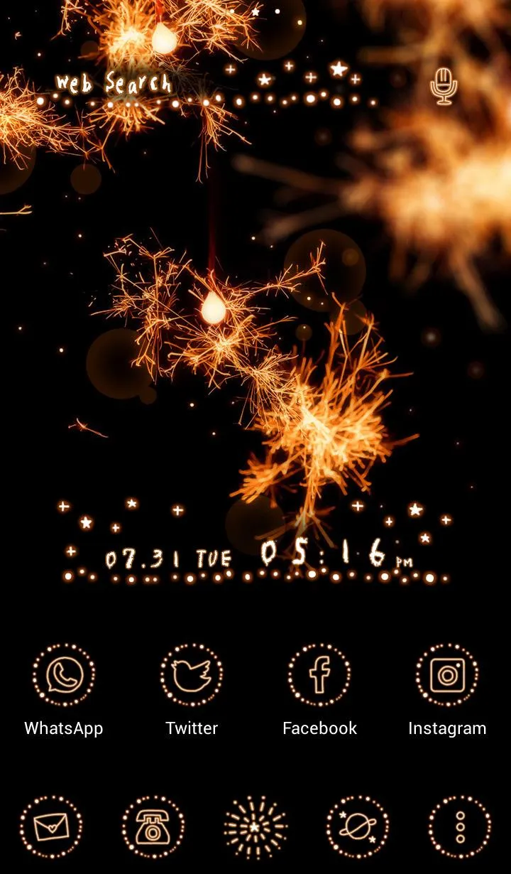 Sparklers Theme +HOME | Indus Appstore | Screenshot