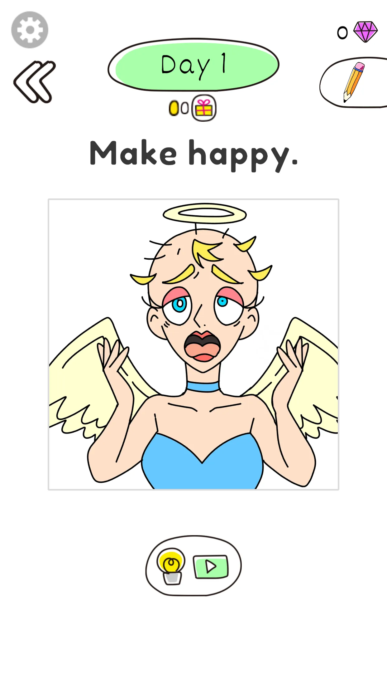 Draw Happy Angel :drawing apps | Indus Appstore | Screenshot