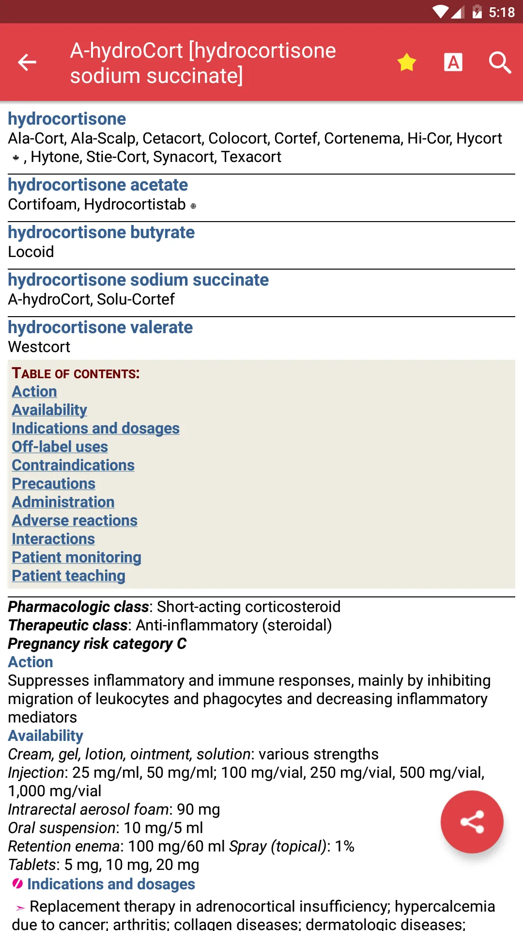 Nurse’s Drug Handbook | Indus Appstore | Screenshot