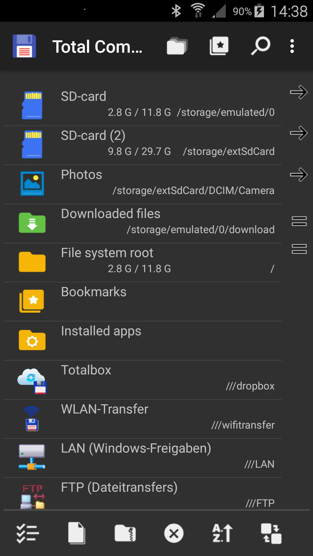 Total Commander - file manager | Indus Appstore | Screenshot