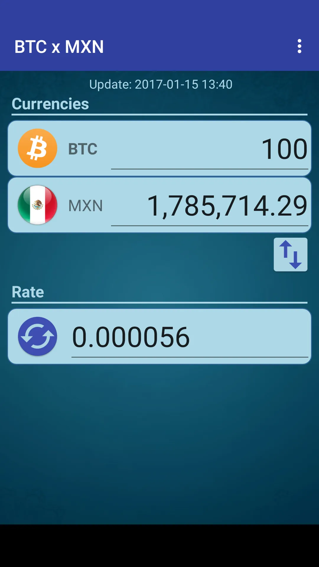 Bitcoin x Mexican Peso | Indus Appstore | Screenshot