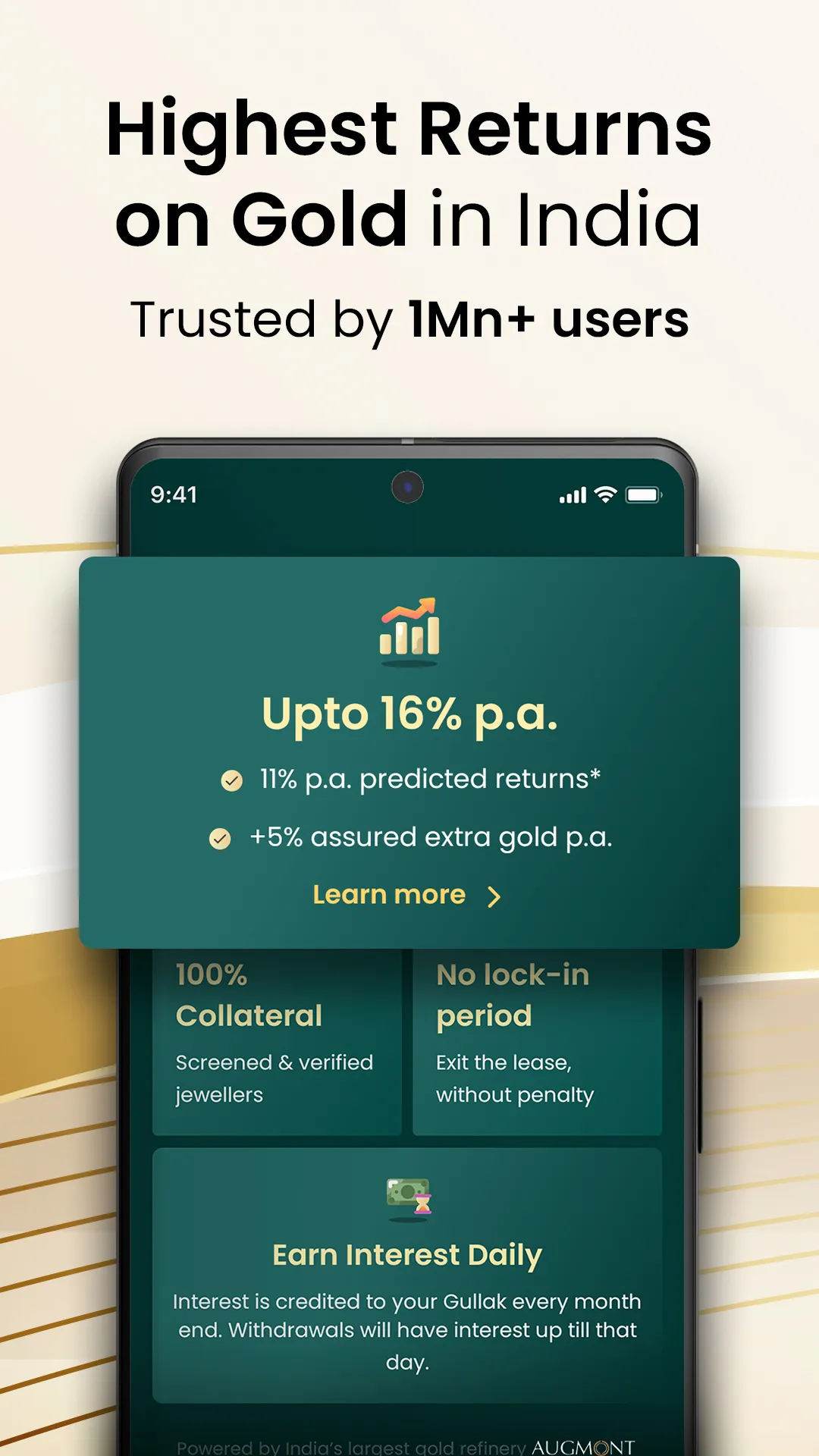 Gullak: Extra 5% Gold p.a. | Indus Appstore | Screenshot