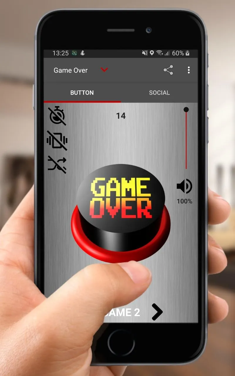 Game Over Button | Indus Appstore | Screenshot