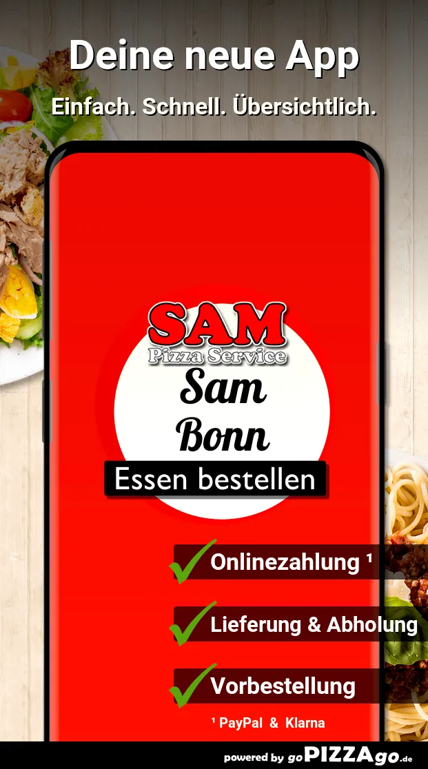 Sam Pizza Service Bonn | Indus Appstore | Screenshot