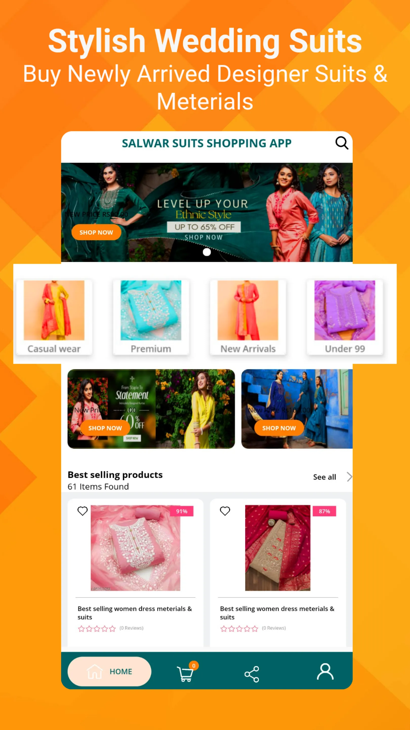 Salwar Suit Online Shopping | Indus Appstore | Screenshot