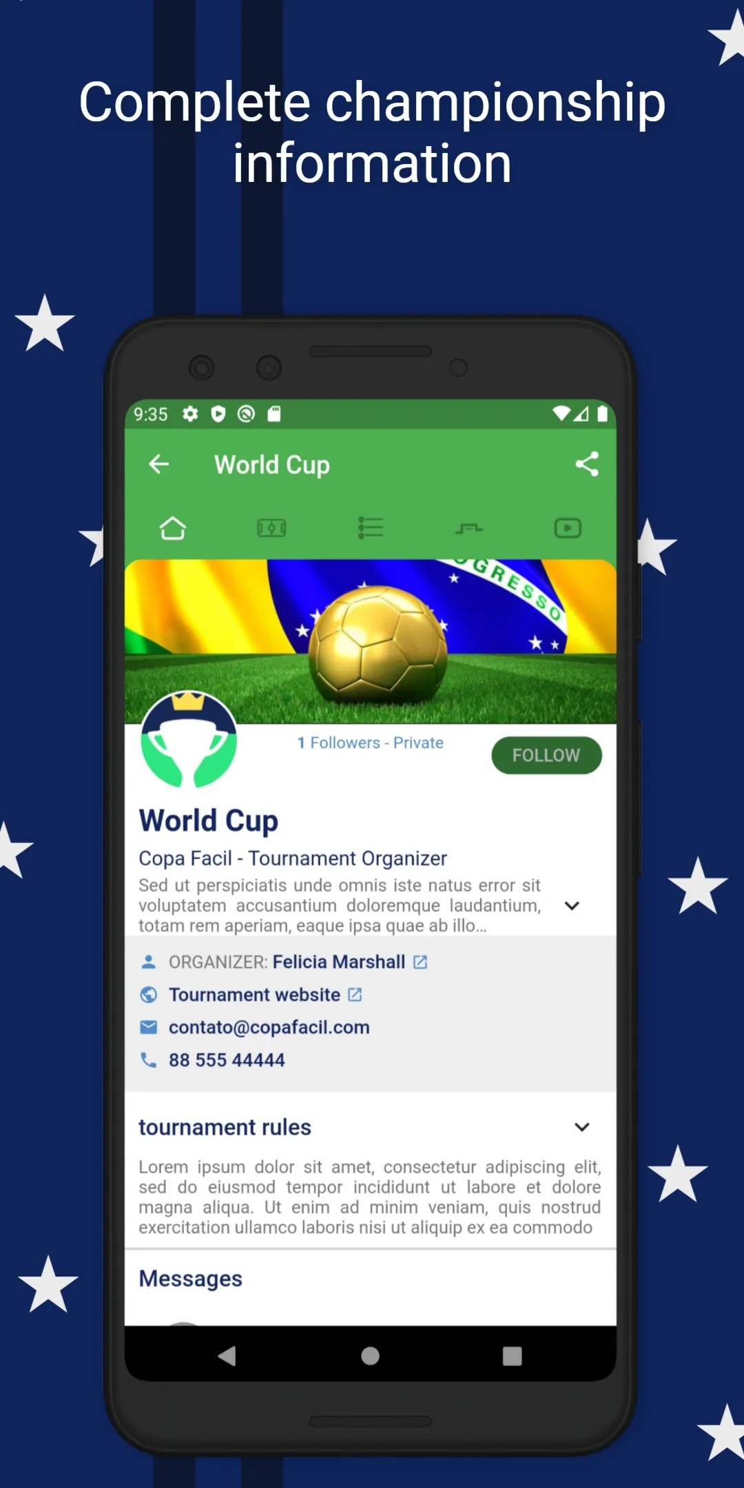 Easy Tournament: Organize Now! | Indus Appstore | Screenshot