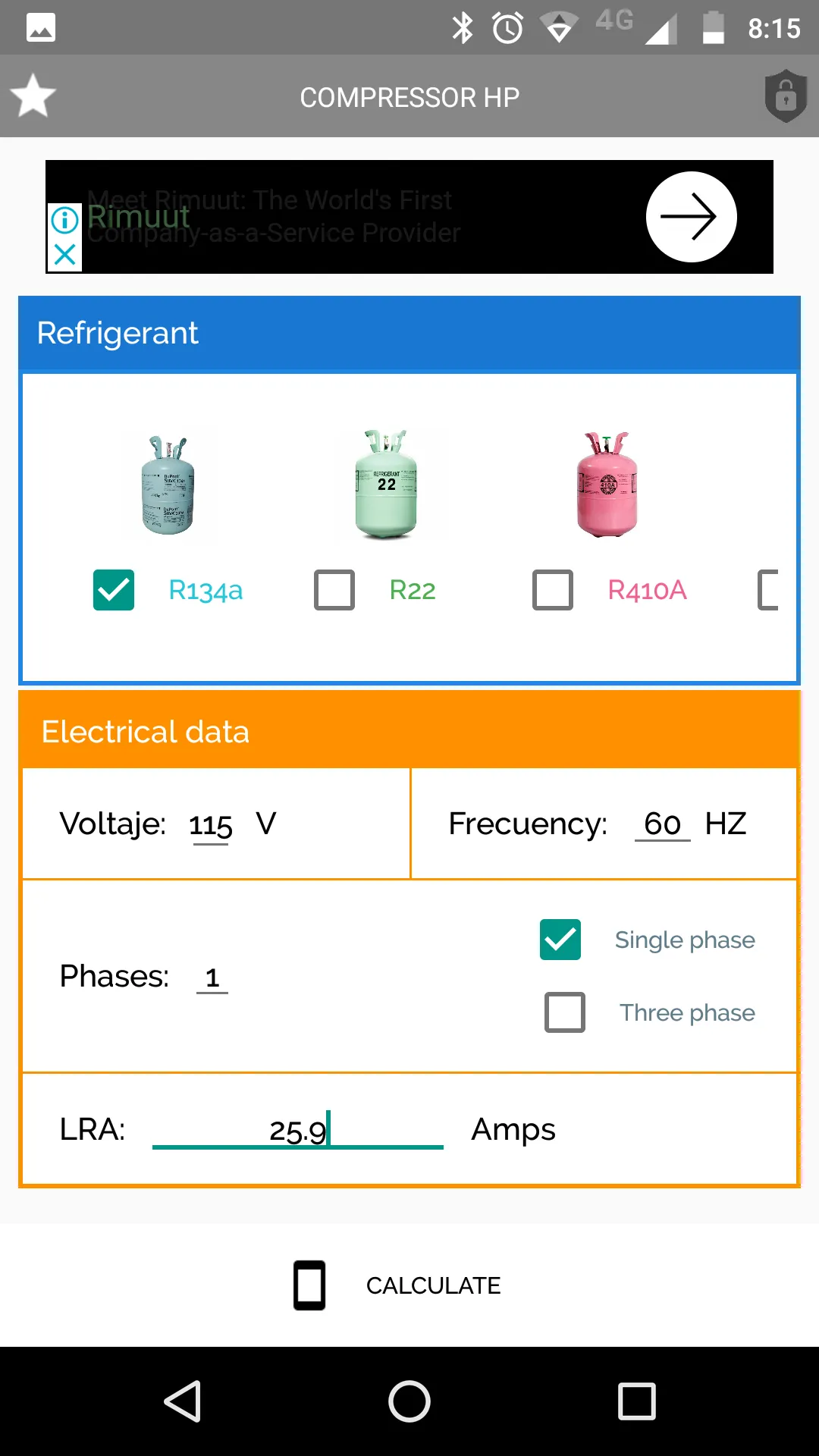 Hermetic compressor horse powe | Indus Appstore | Screenshot