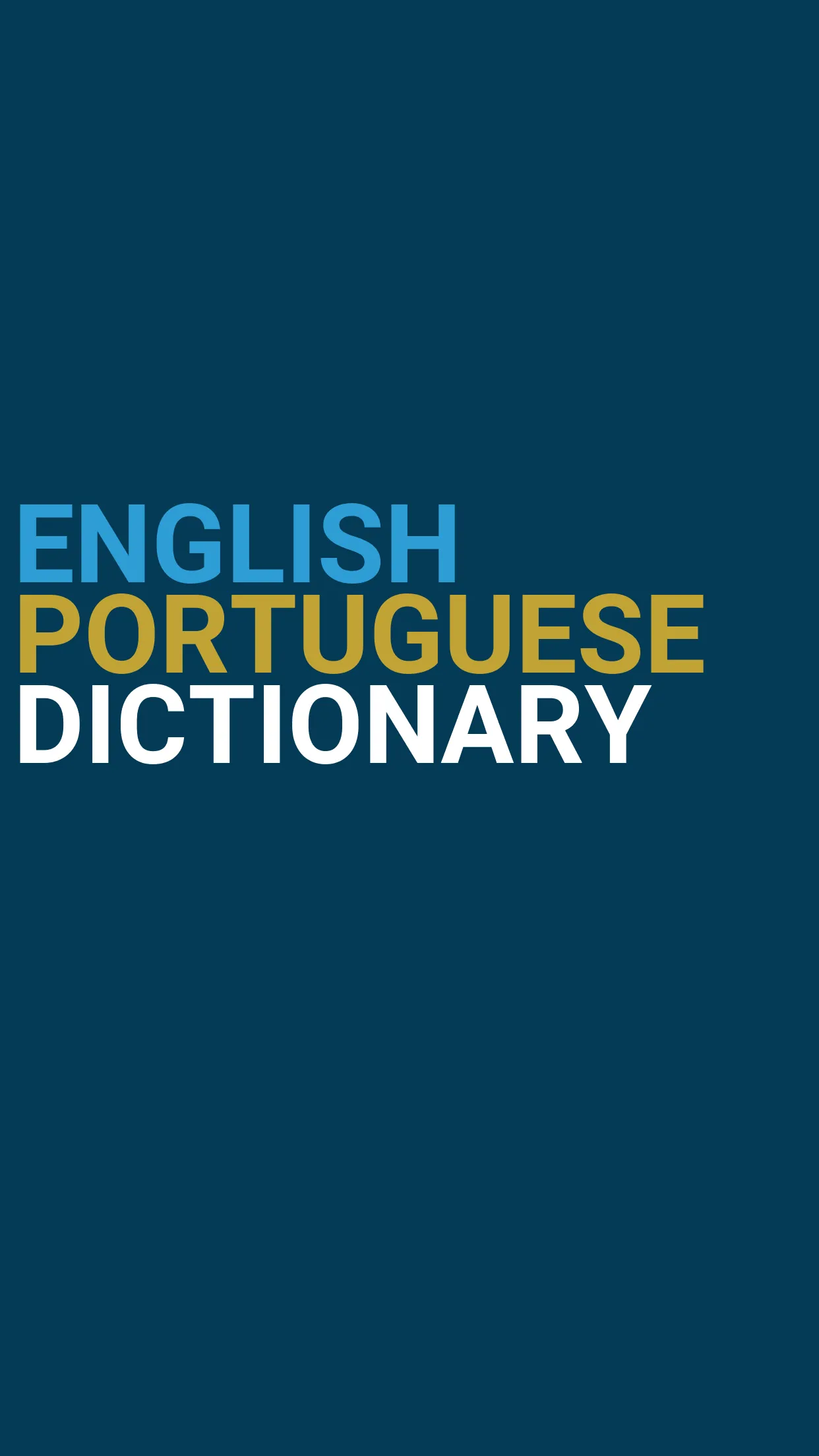 English Portuguese Dictionary | Indus Appstore | Screenshot