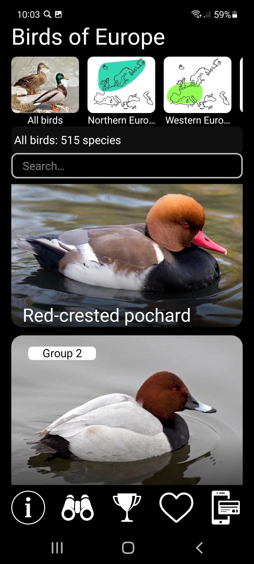 Birds of Europe Field Guide | Indus Appstore | Screenshot