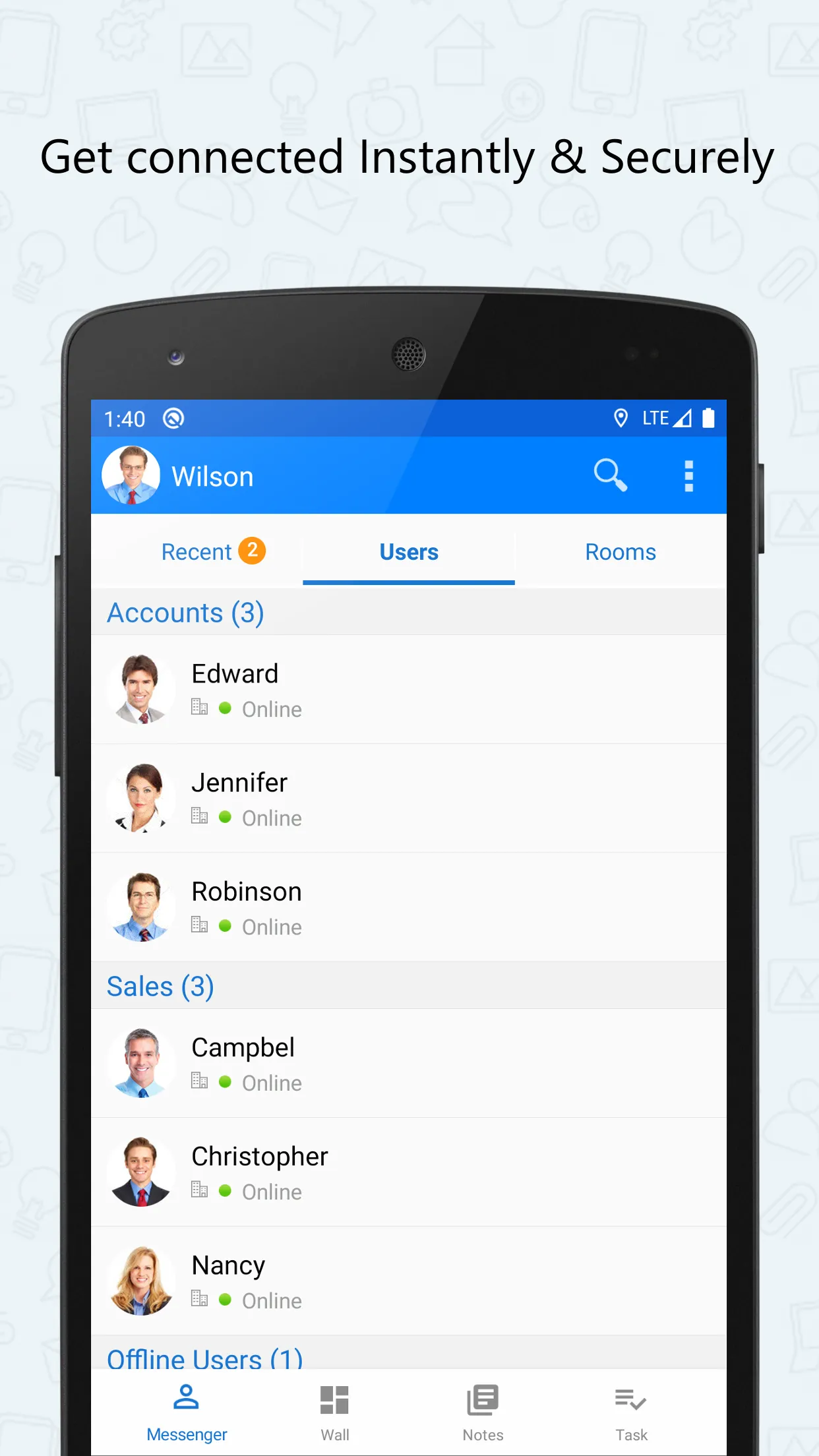 Output Messenger | Indus Appstore | Screenshot