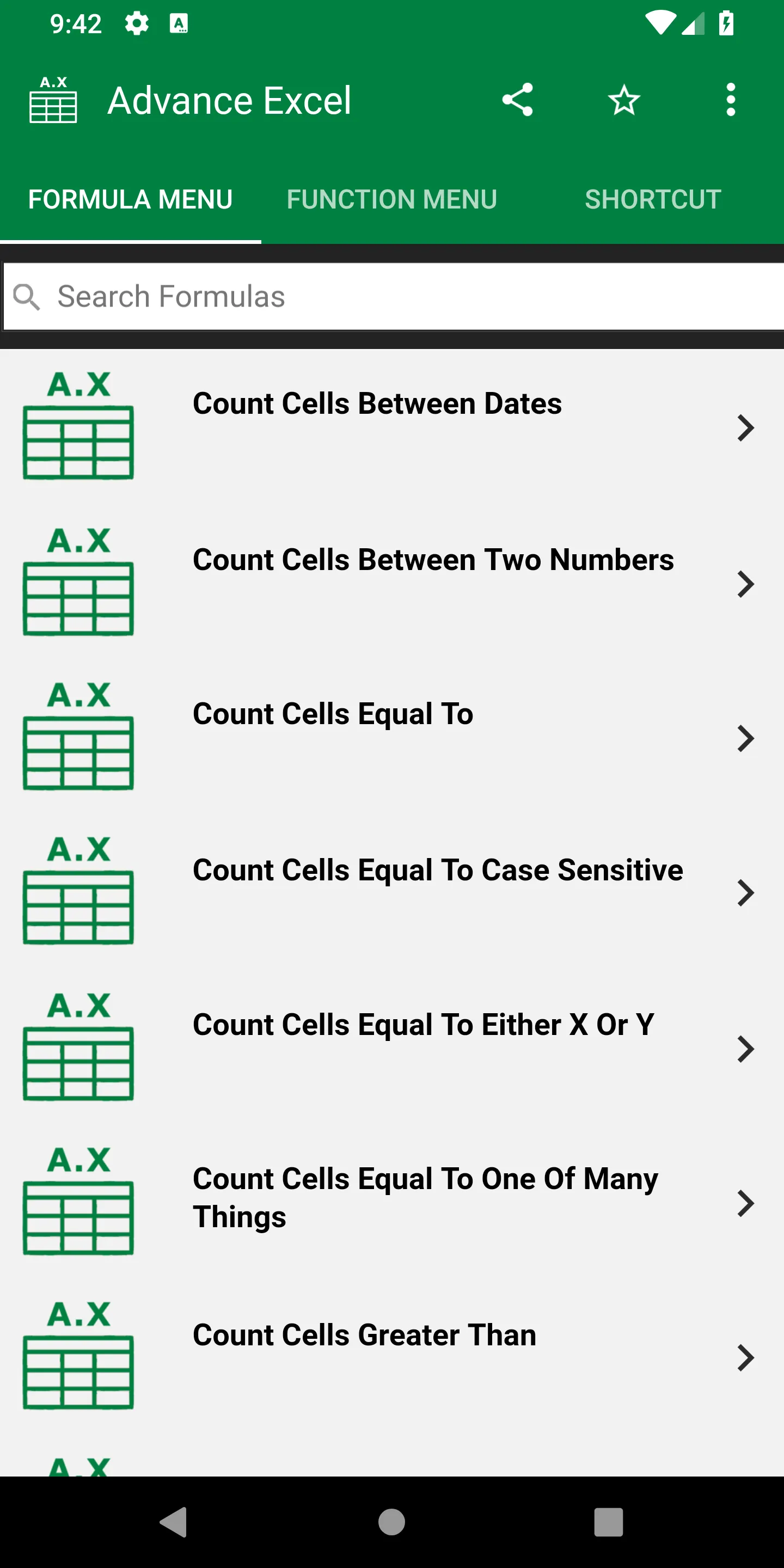 Assistant Excel Learner | Indus Appstore | Screenshot