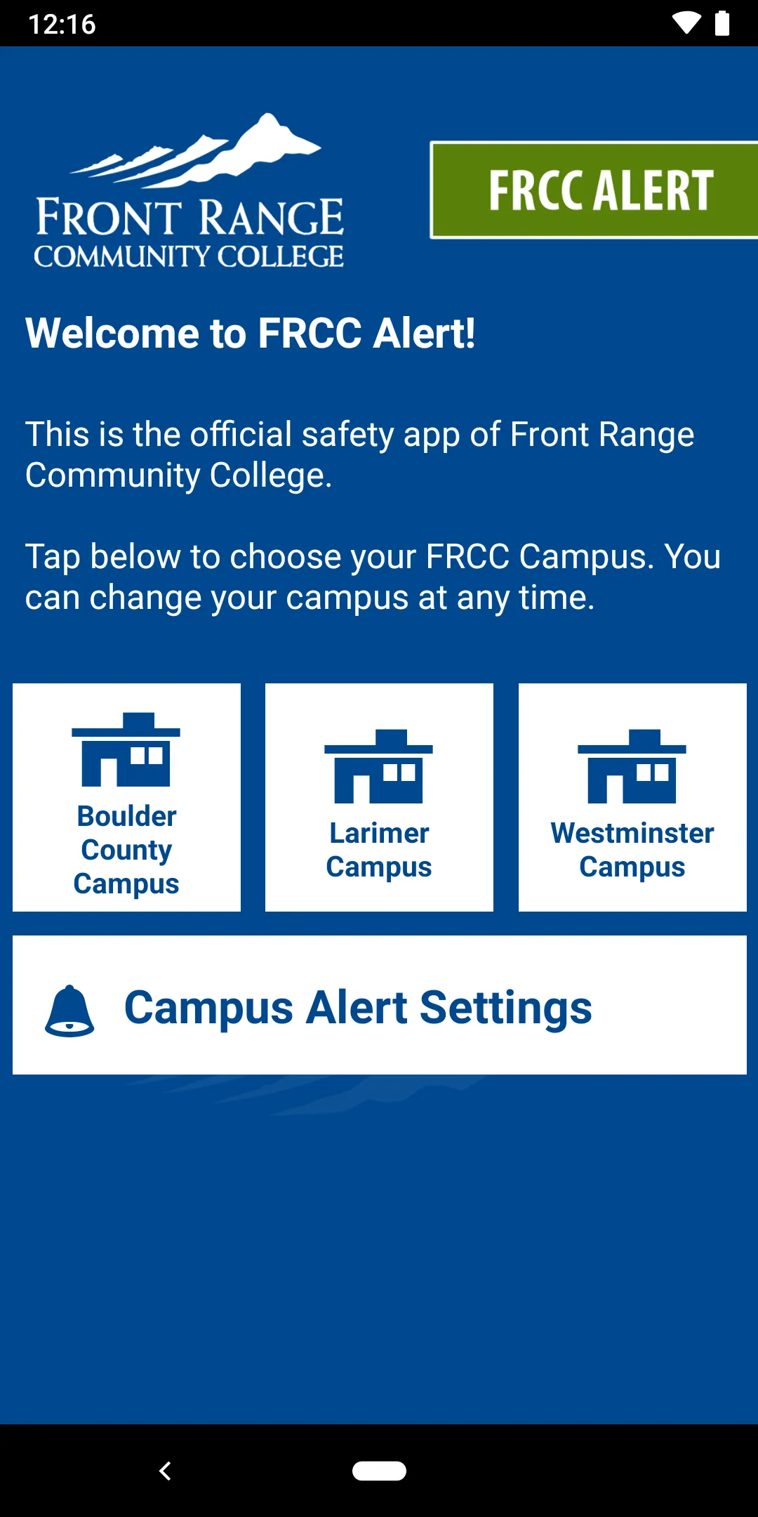 FRCC Alert | Indus Appstore | Screenshot