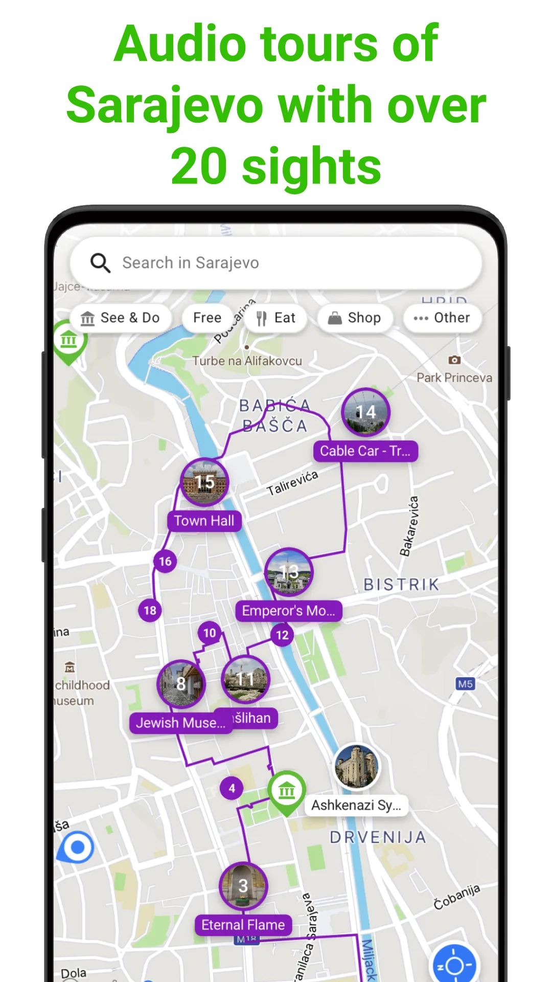 Sarajevo Tour Guide:SmartGuide | Indus Appstore | Screenshot