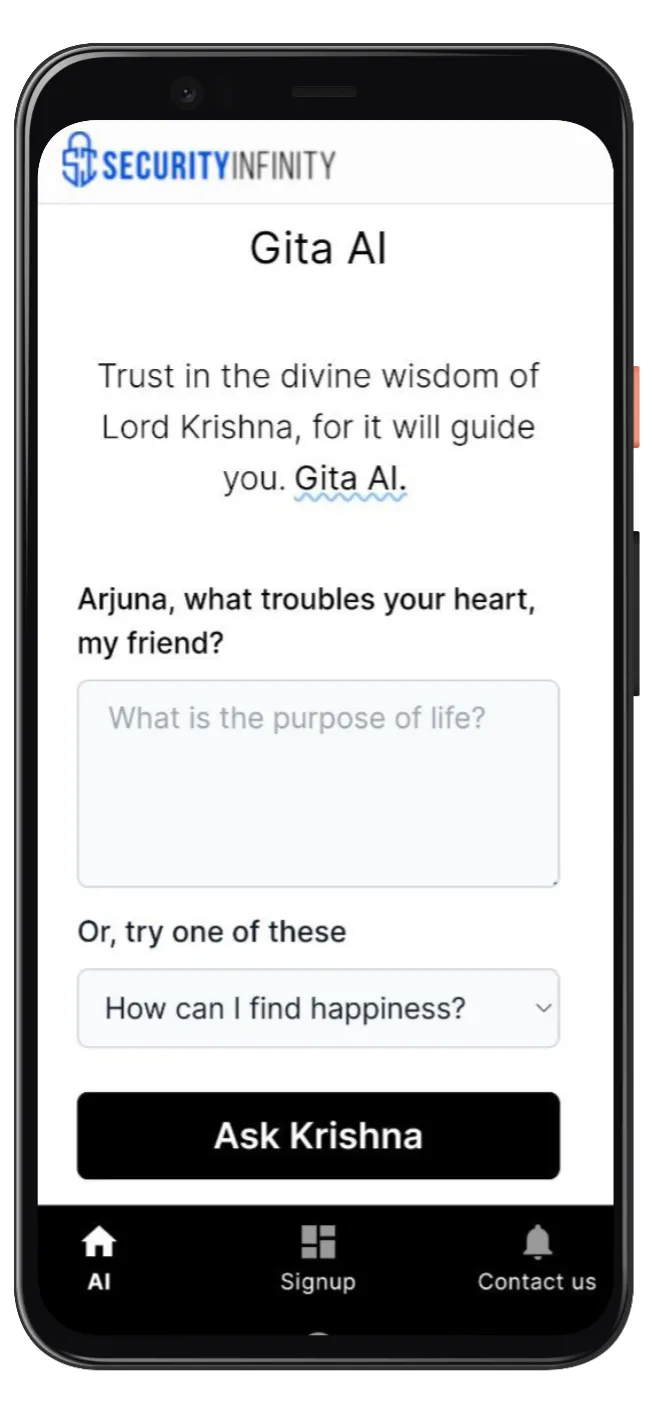 Gita GPT Krishna AI Bhagavad | Indus Appstore | Screenshot