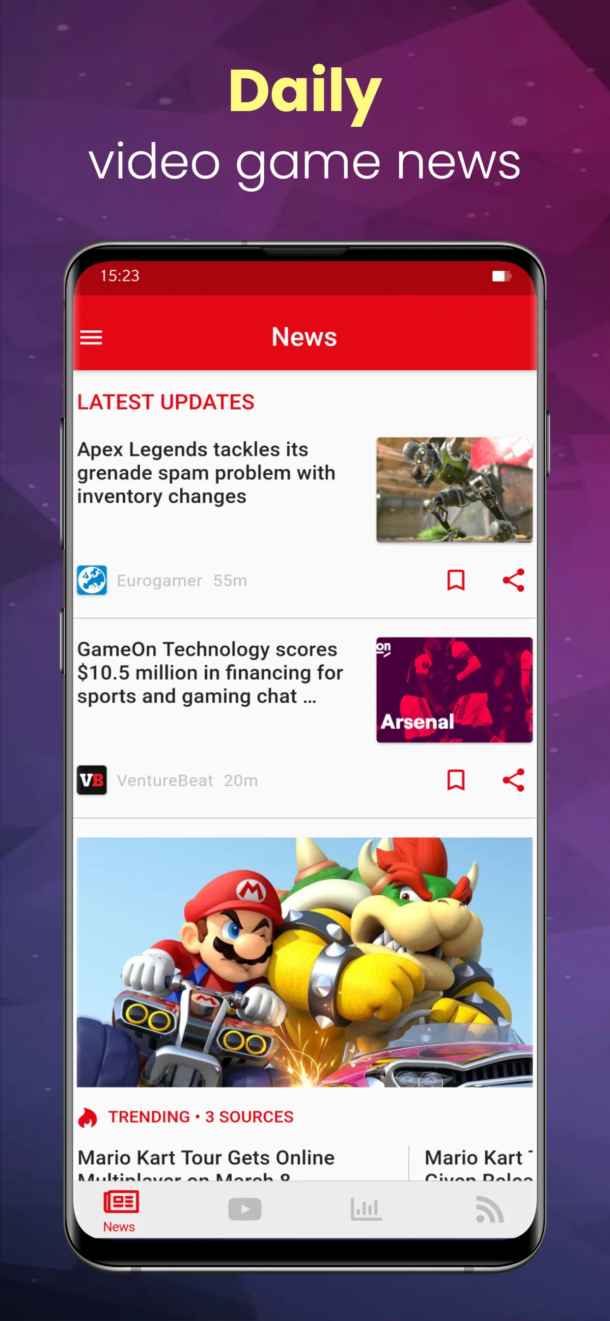 GameScope - Gaming News Feed | Indus Appstore | Screenshot