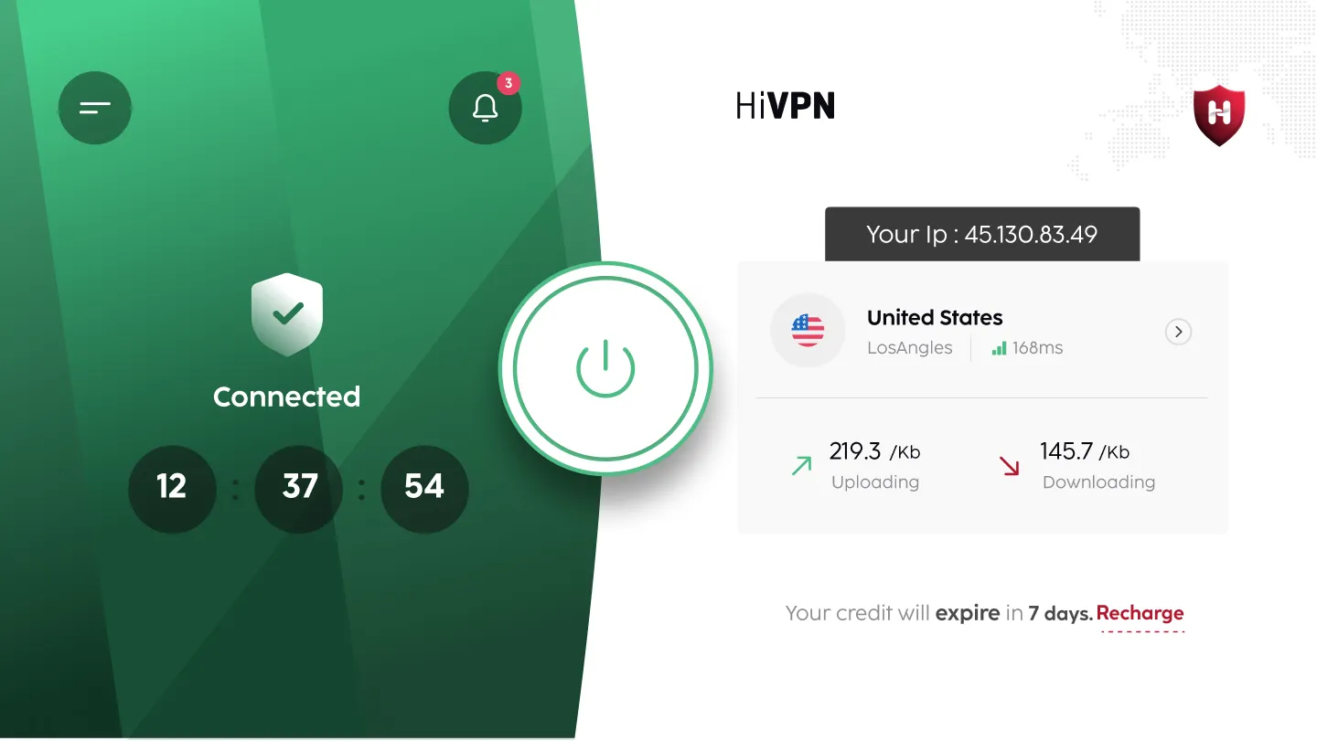 HiVPN AndroidTV | Indus Appstore | Screenshot