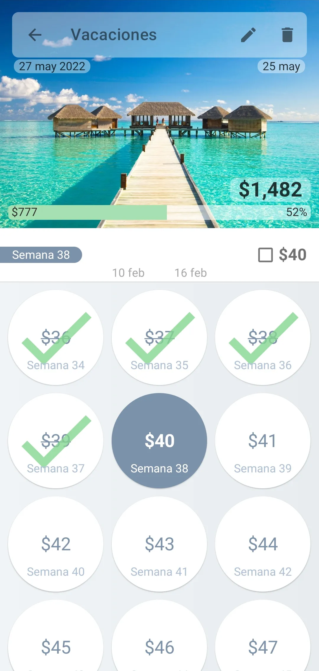 Savings goal | Indus Appstore | Screenshot