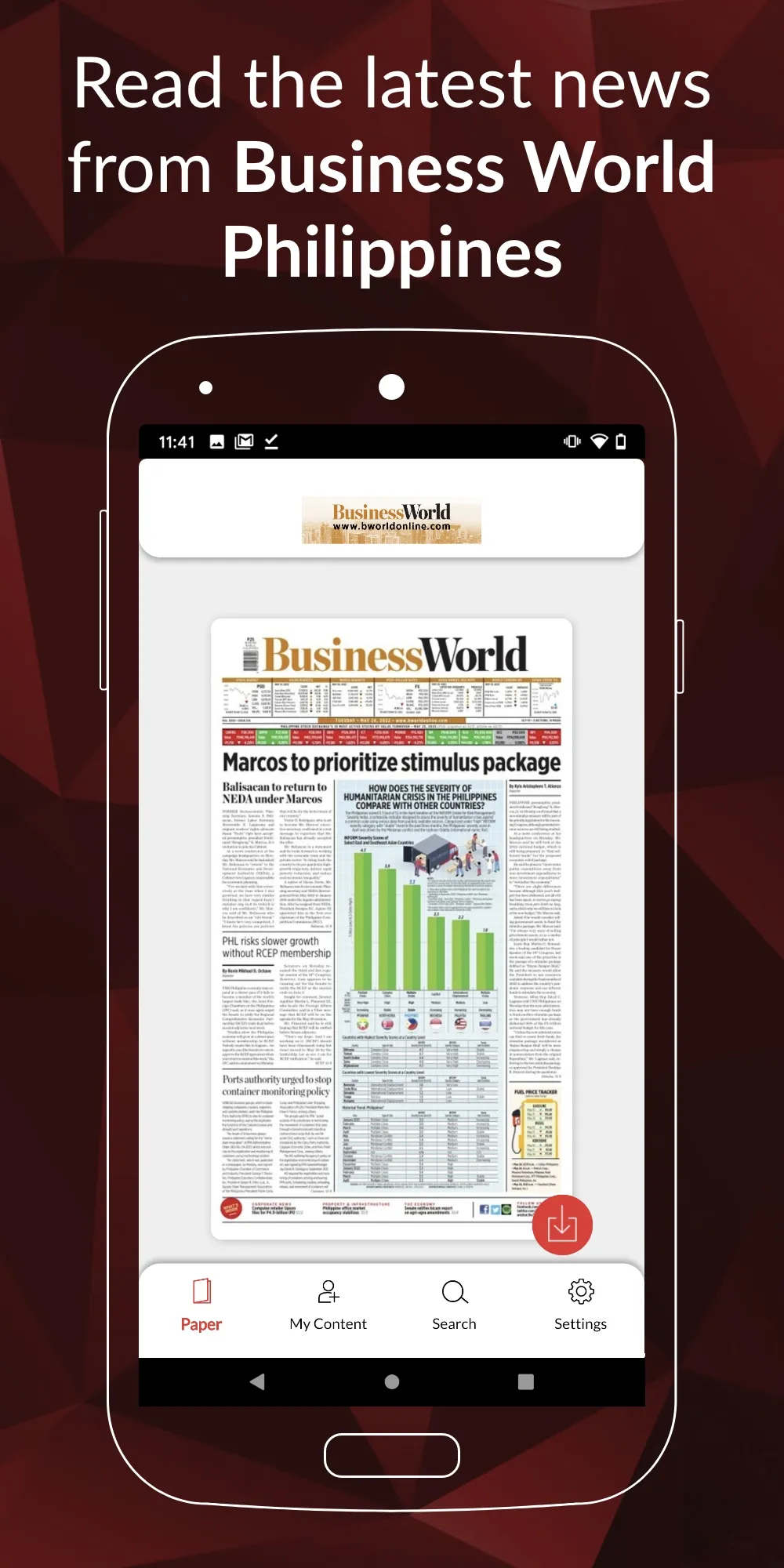 BusinessWorld Philippines | Indus Appstore | Screenshot