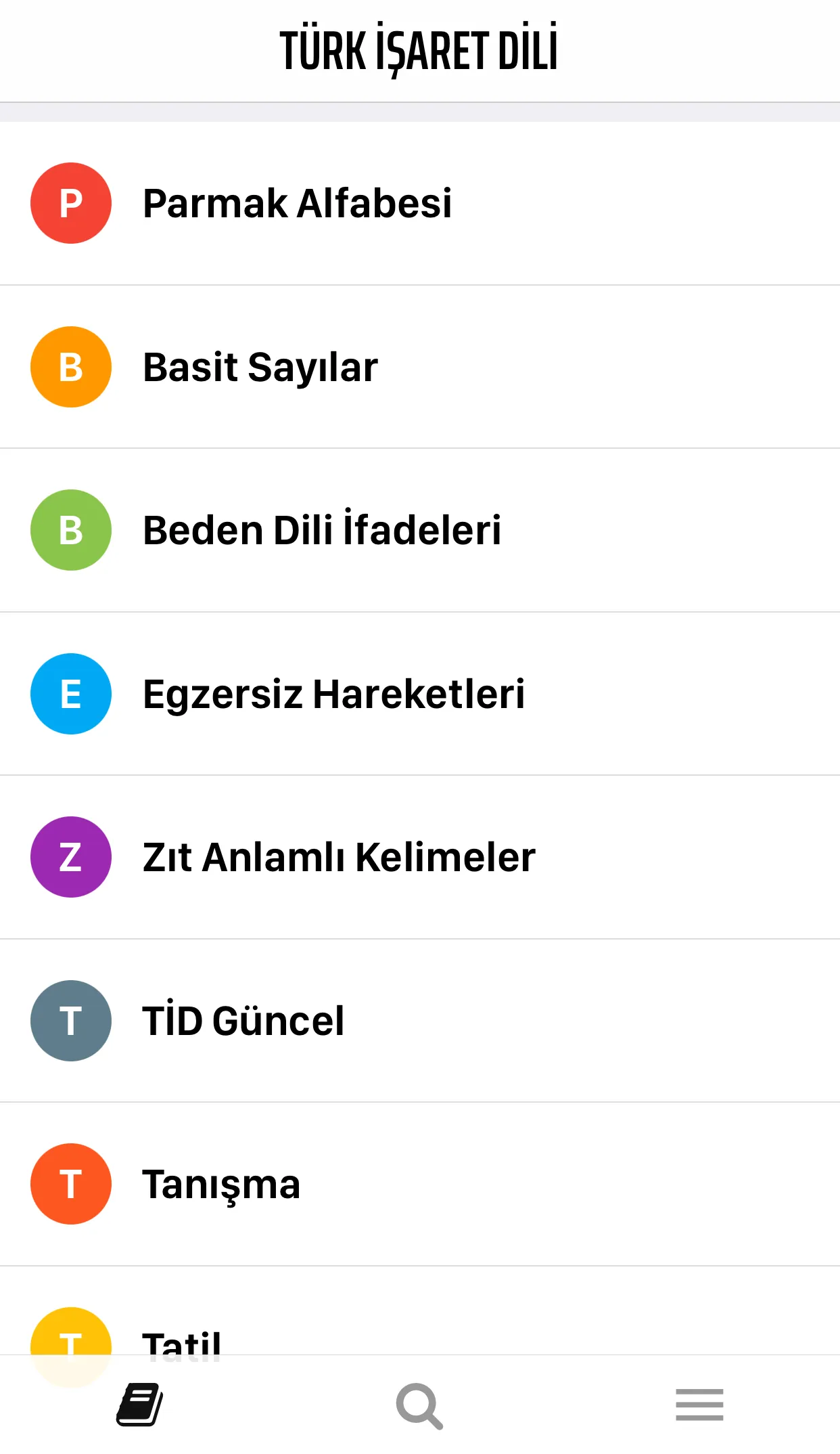 Türk İşaret Dili | Indus Appstore | Screenshot