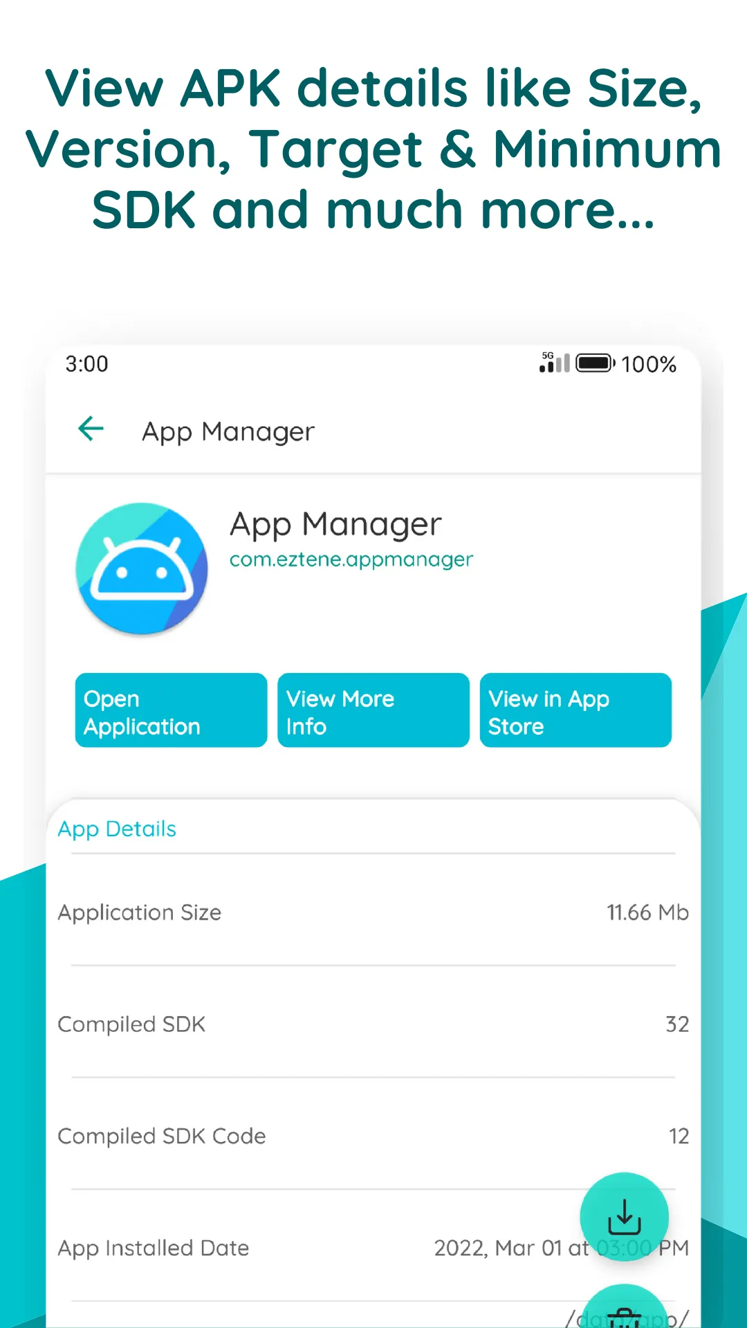 App Manager - Find APK Details | Indus Appstore | Screenshot