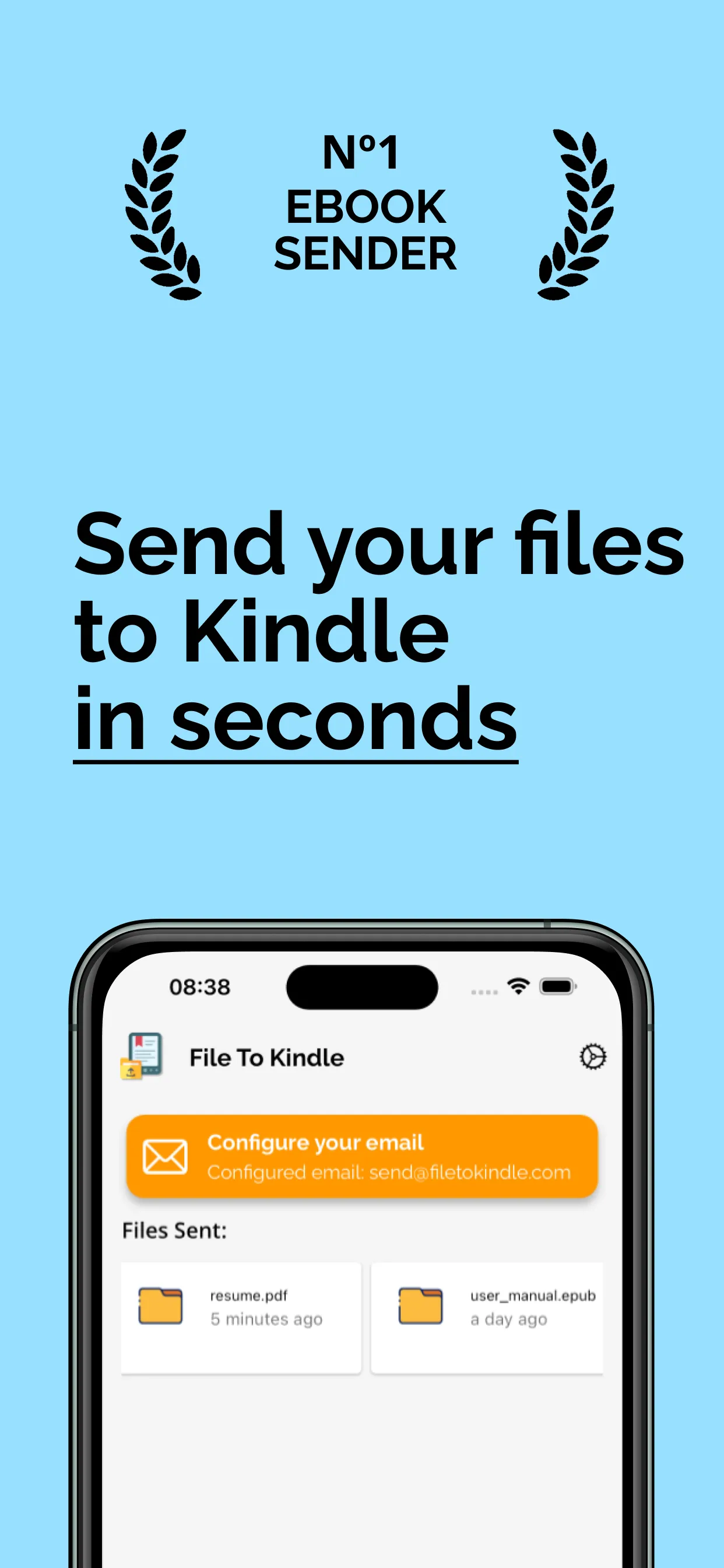 Send File to Kindle, EPUB, PDF | Indus Appstore | Screenshot