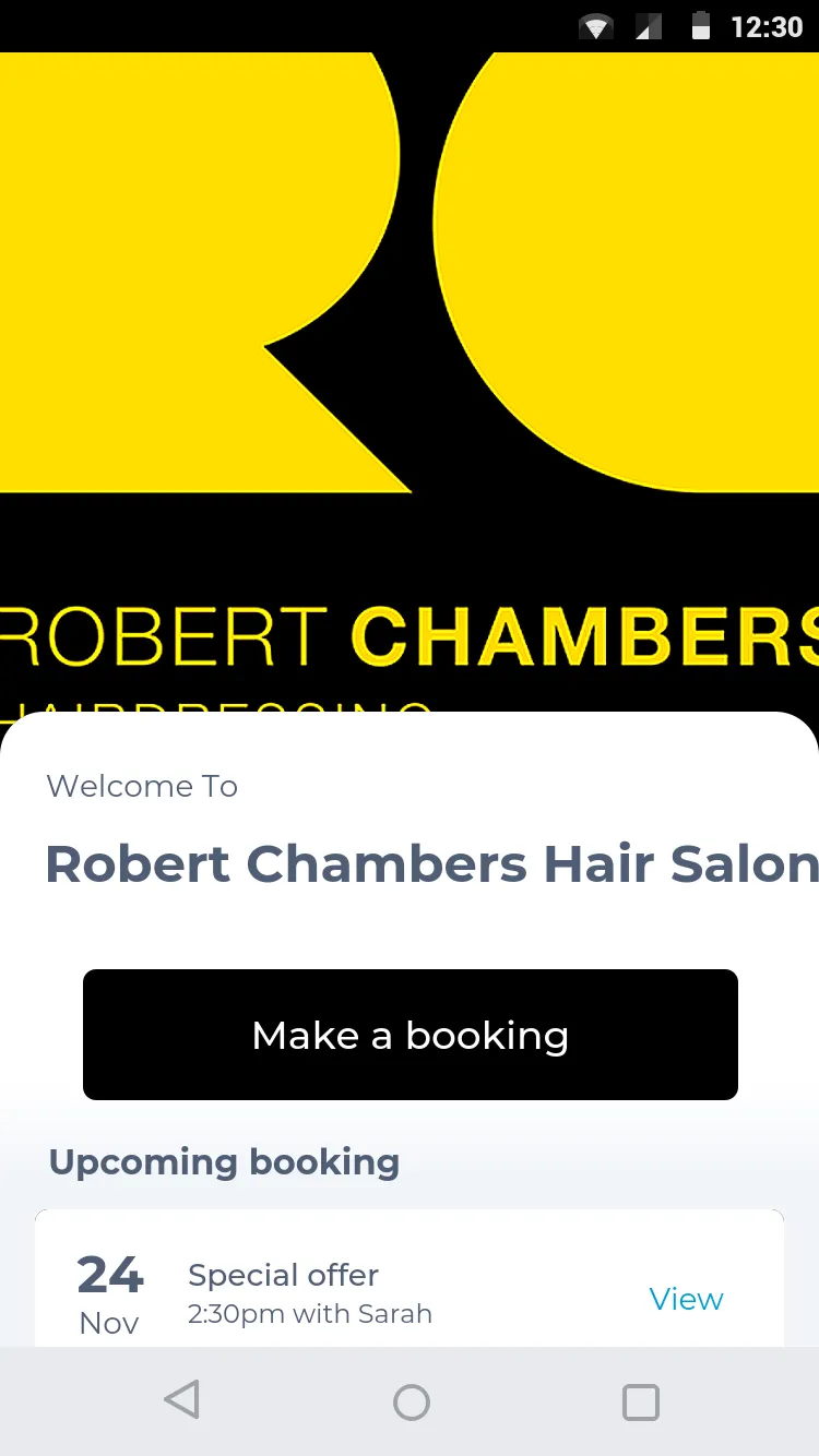 Robert Chambers Hair Salon | Indus Appstore | Screenshot