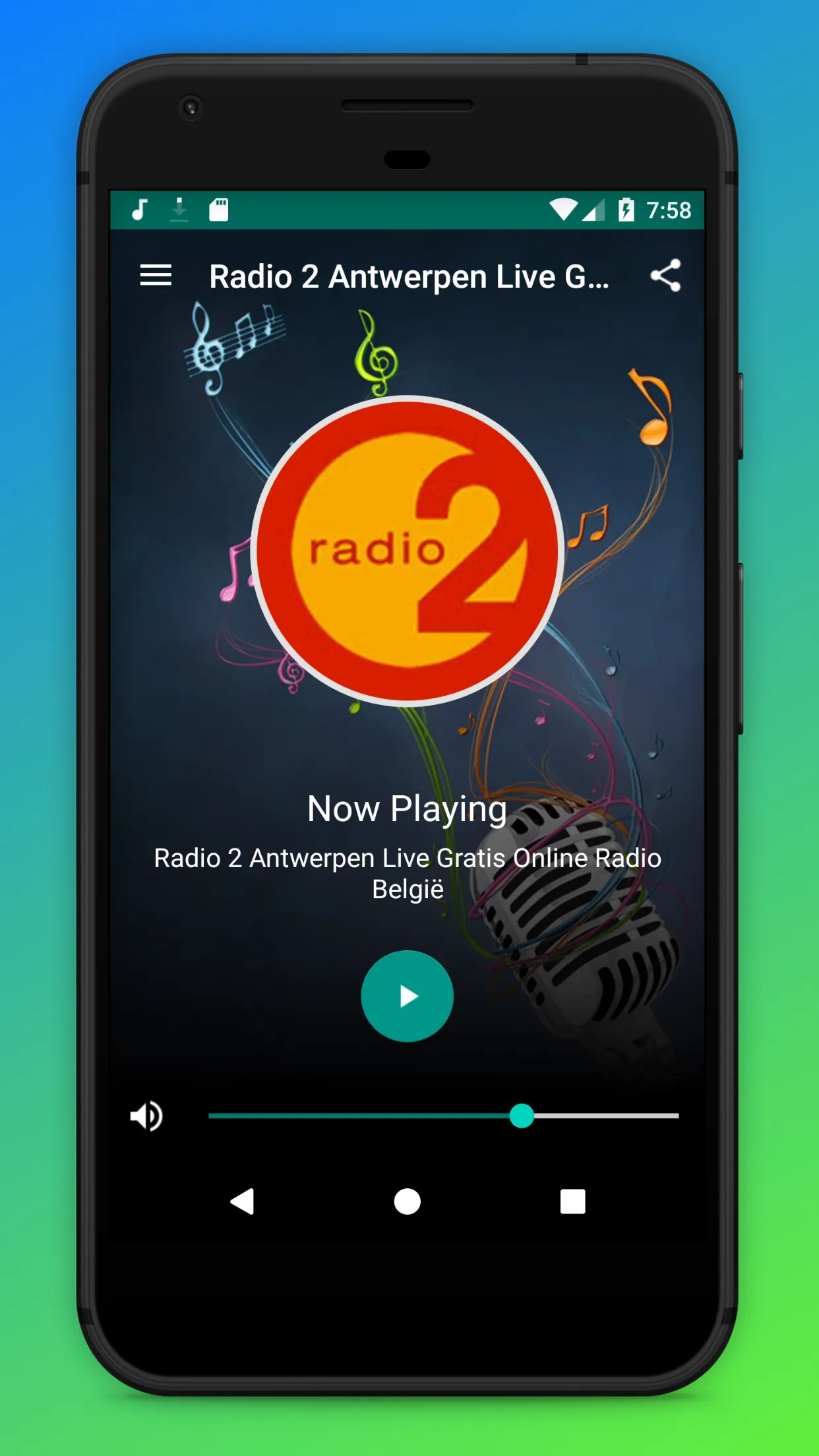 Radio 2 Antwerpen App België | Indus Appstore | Screenshot