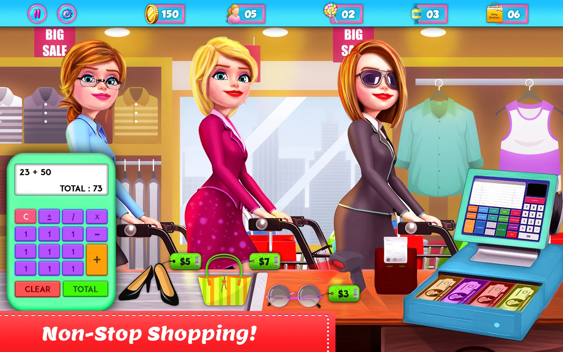 Shopping Mall Girl Cashier | Indus Appstore | Screenshot