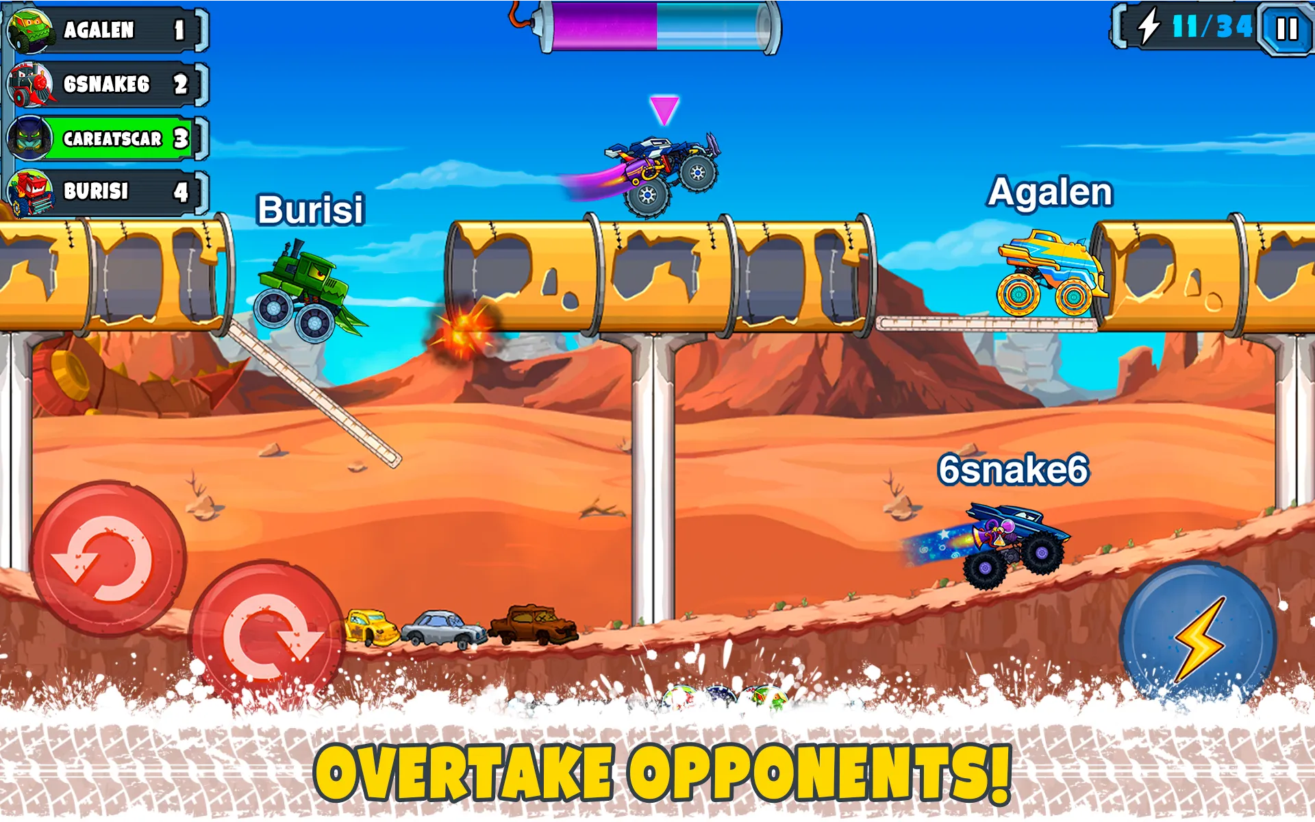 Car Eats Car Multiplayer Race | Indus Appstore | Screenshot