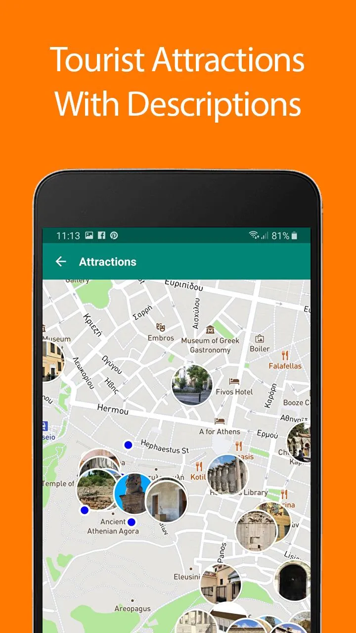 Athens Offline Map and Travel  | Indus Appstore | Screenshot