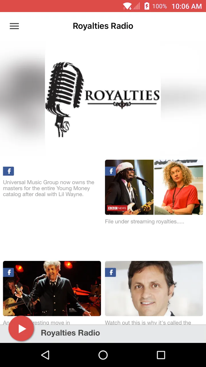 Royalties Radio | Indus Appstore | Screenshot