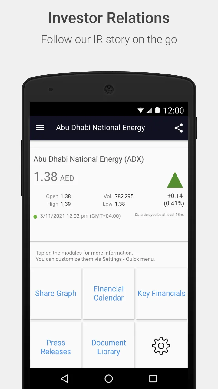 TAQA Investor Relations | Indus Appstore | Screenshot