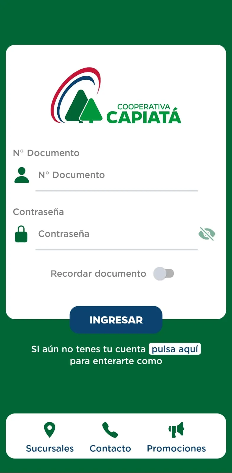 Cooperativa Capiatá Móvil | Indus Appstore | Screenshot