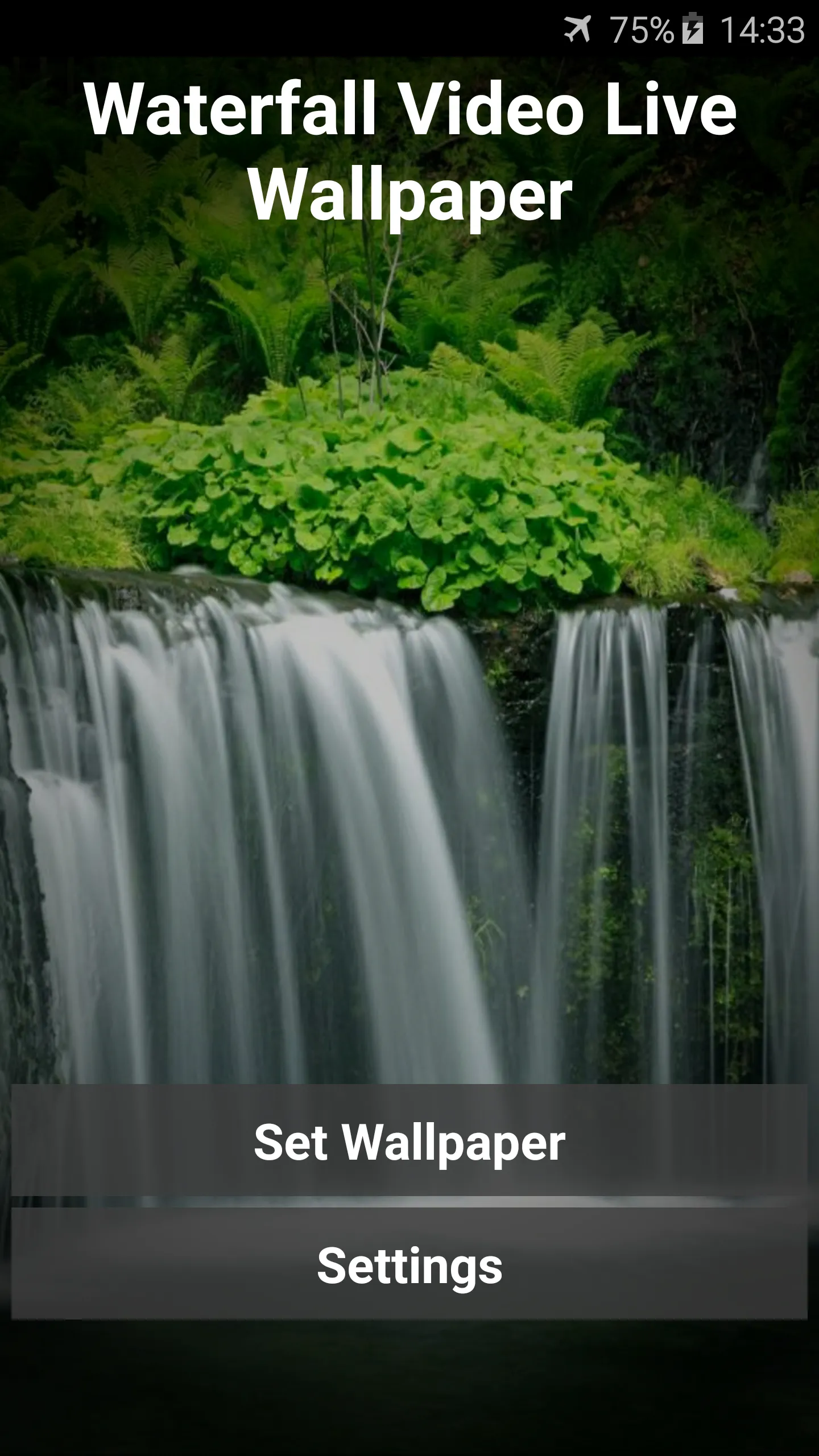 Waterfall Video Live Wallpaper | Indus Appstore | Screenshot