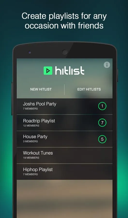 Hitlist - Share Music Player | Indus Appstore | Screenshot