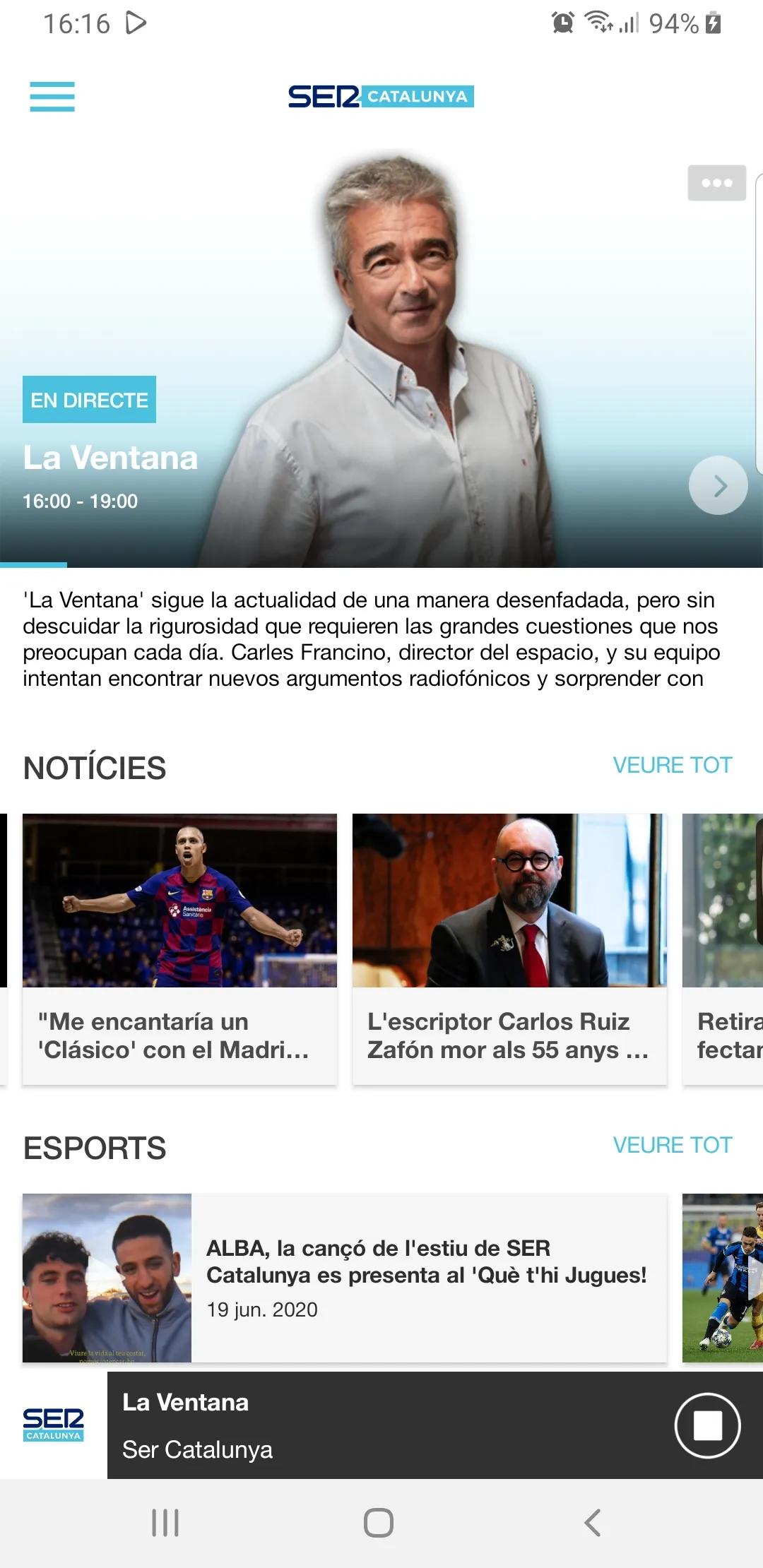 SER Catalunya | Indus Appstore | Screenshot