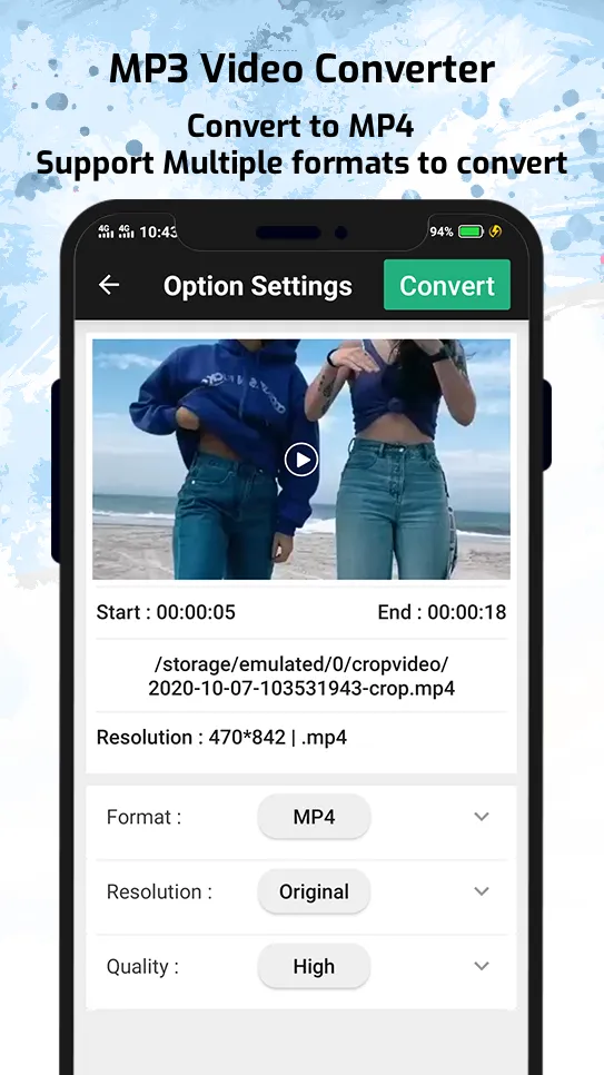 MP3 Video Converter MP4 to MP3 | Indus Appstore | Screenshot