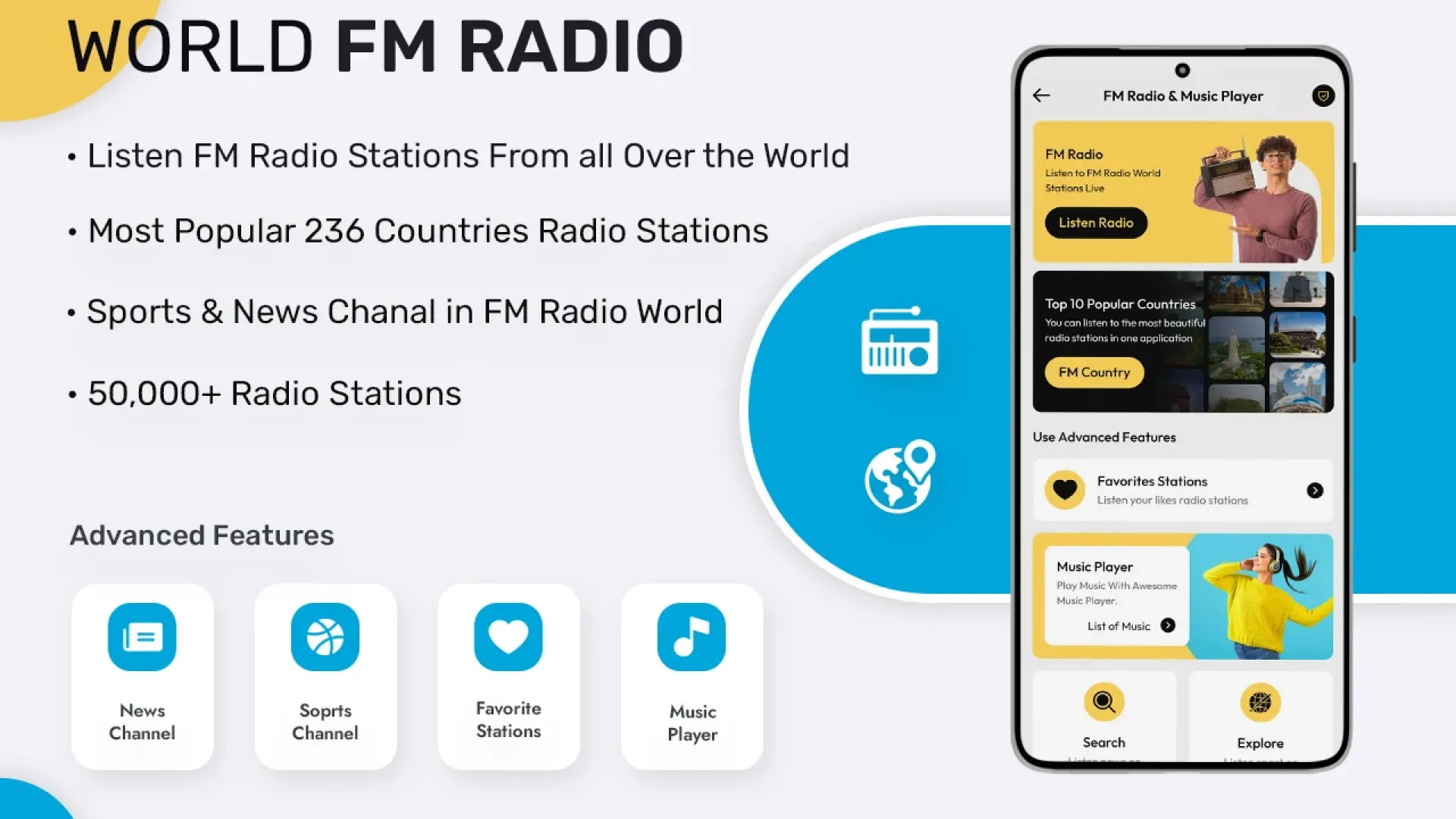 FM Radio Without Earphone | Indus Appstore | Screenshot