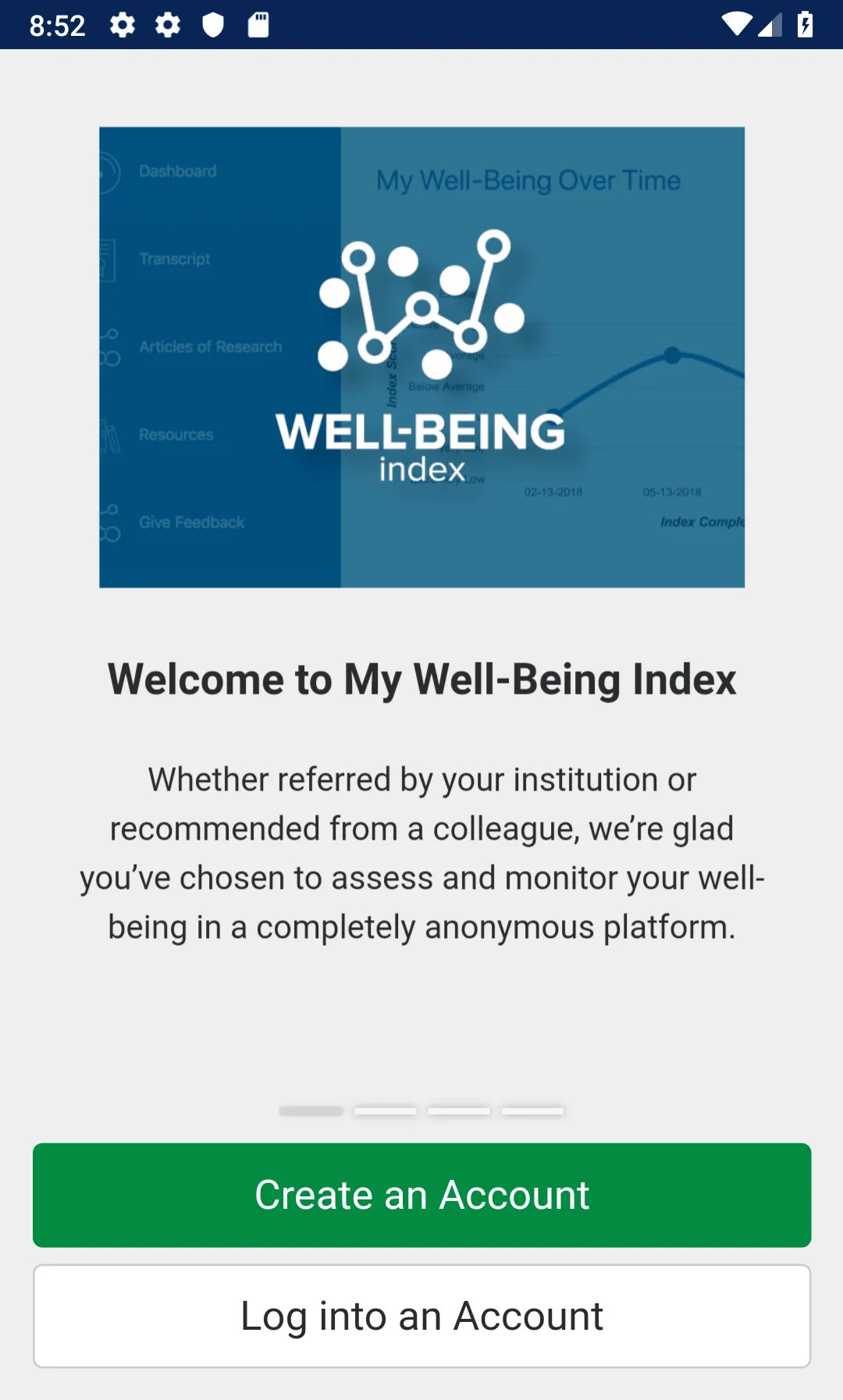 My Well-Being Index | Indus Appstore | Screenshot