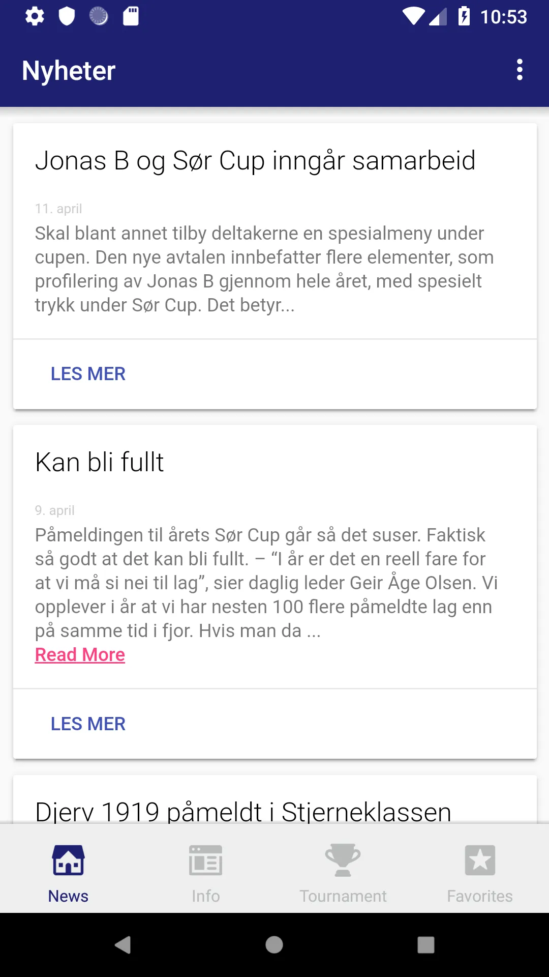 Sør Cup | Indus Appstore | Screenshot