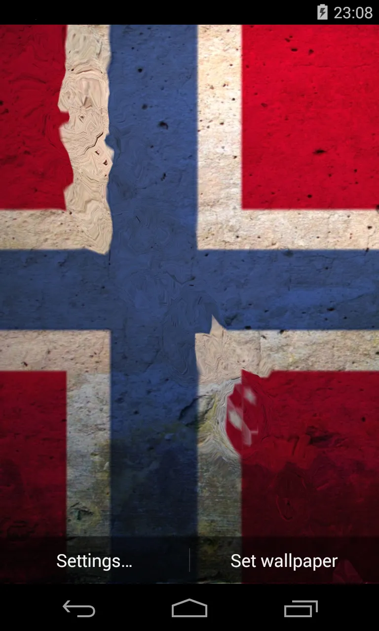 Flag of Norway Live Wallpaper | Indus Appstore | Screenshot