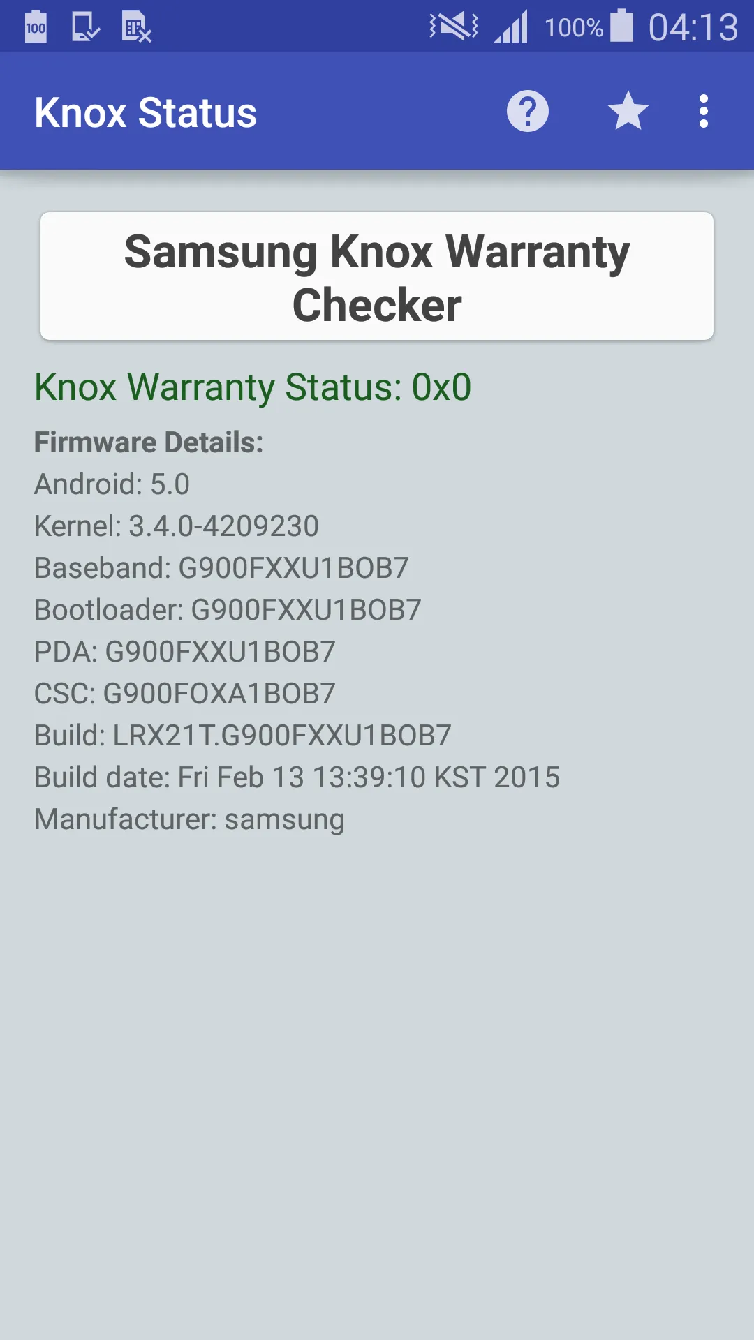 KNOX Status Samsung | Indus Appstore | Screenshot