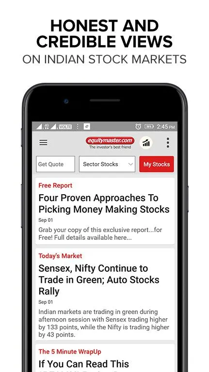 Equitymaster: Honest Research | Indus Appstore | Screenshot