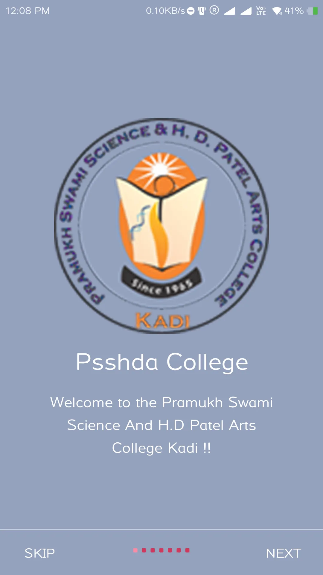 PSSHDA College Kadi | Indus Appstore | Screenshot