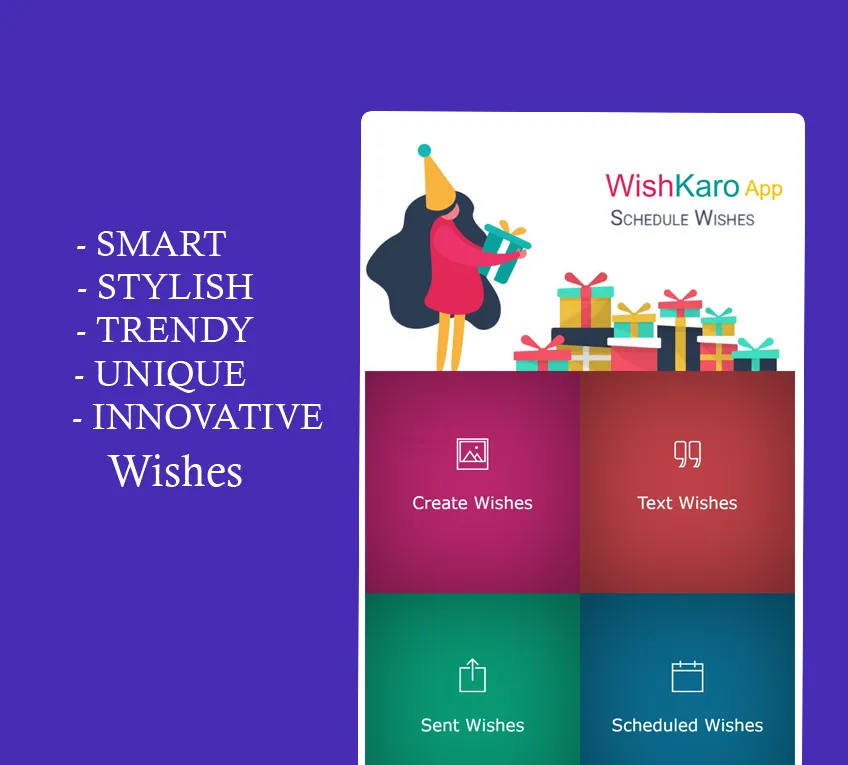 Smart way to send wishes. | Indus Appstore | Screenshot