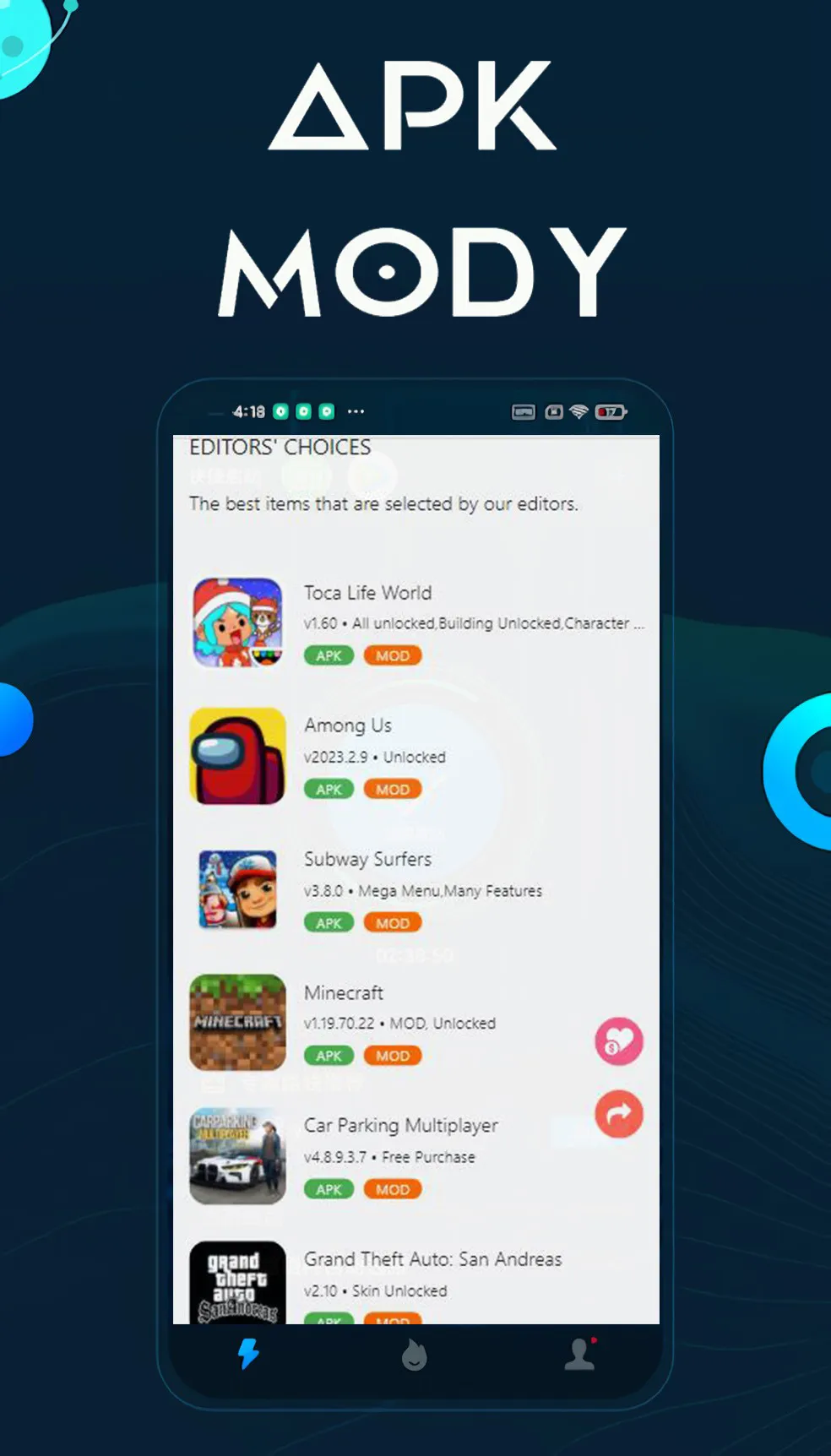 Mody - OneClick to All APK MOD | Indus Appstore | Screenshot