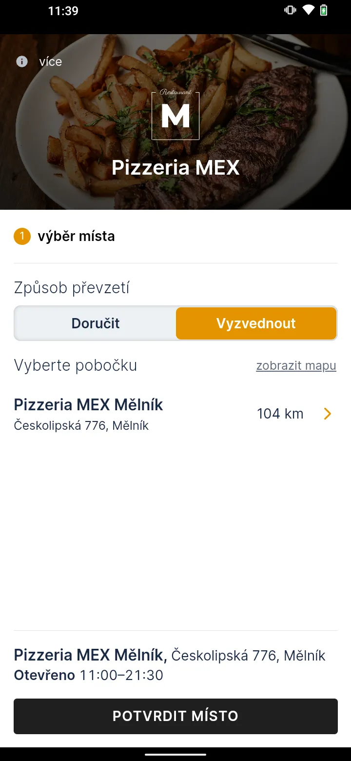 Pizzerie MEX Mělník a Roudnice | Indus Appstore | Screenshot