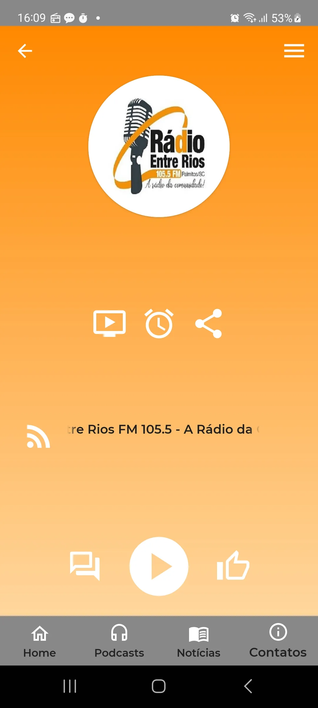 Rádio Entre Rios | Indus Appstore | Screenshot