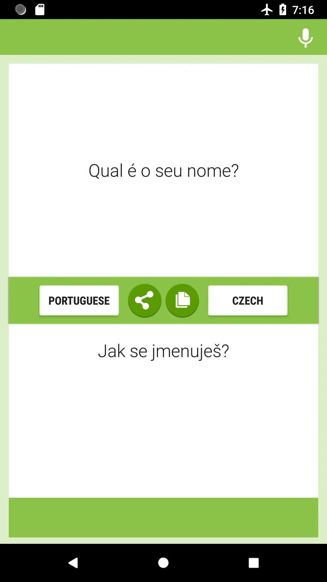 Portuguese-Czech Translator | Indus Appstore | Screenshot