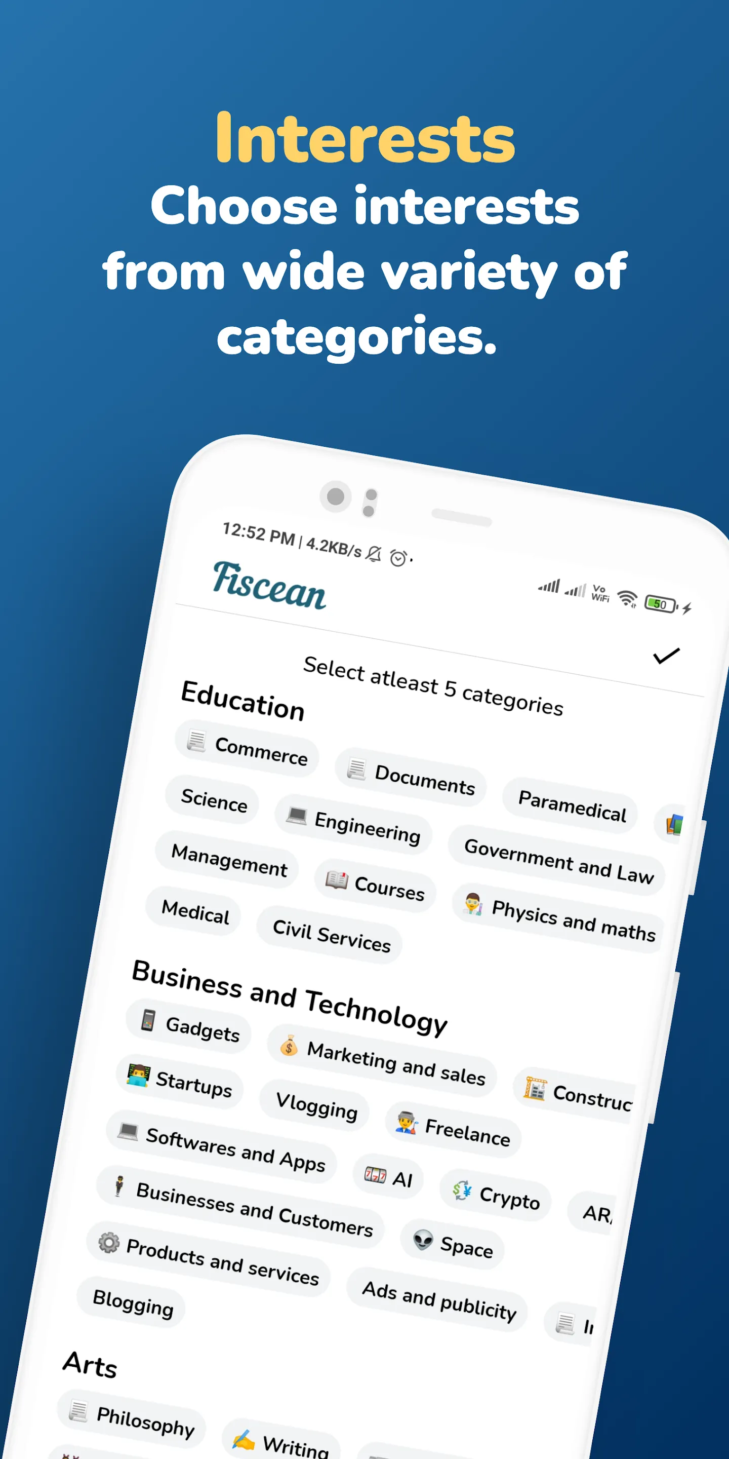 Fiscean - The Social Files App | Indus Appstore | Screenshot